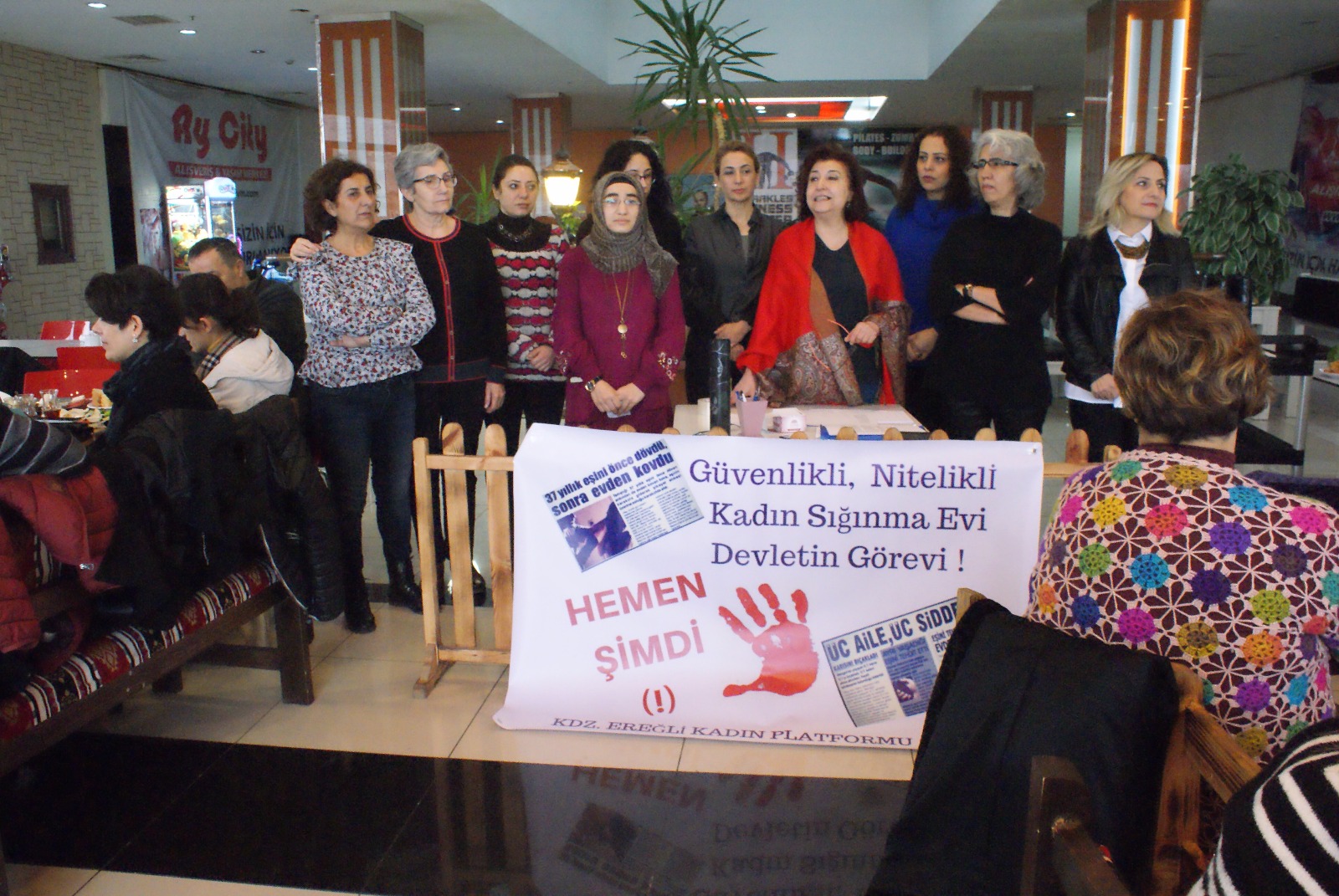 Kdz. Ereğli Kadın Platformu “Sığınma Evi İstiyoruz” Kampanyası Başlattı
