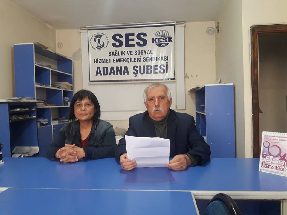 Adana Şubemizden Dünya Sosyal Hizmet Günü Açıklaması