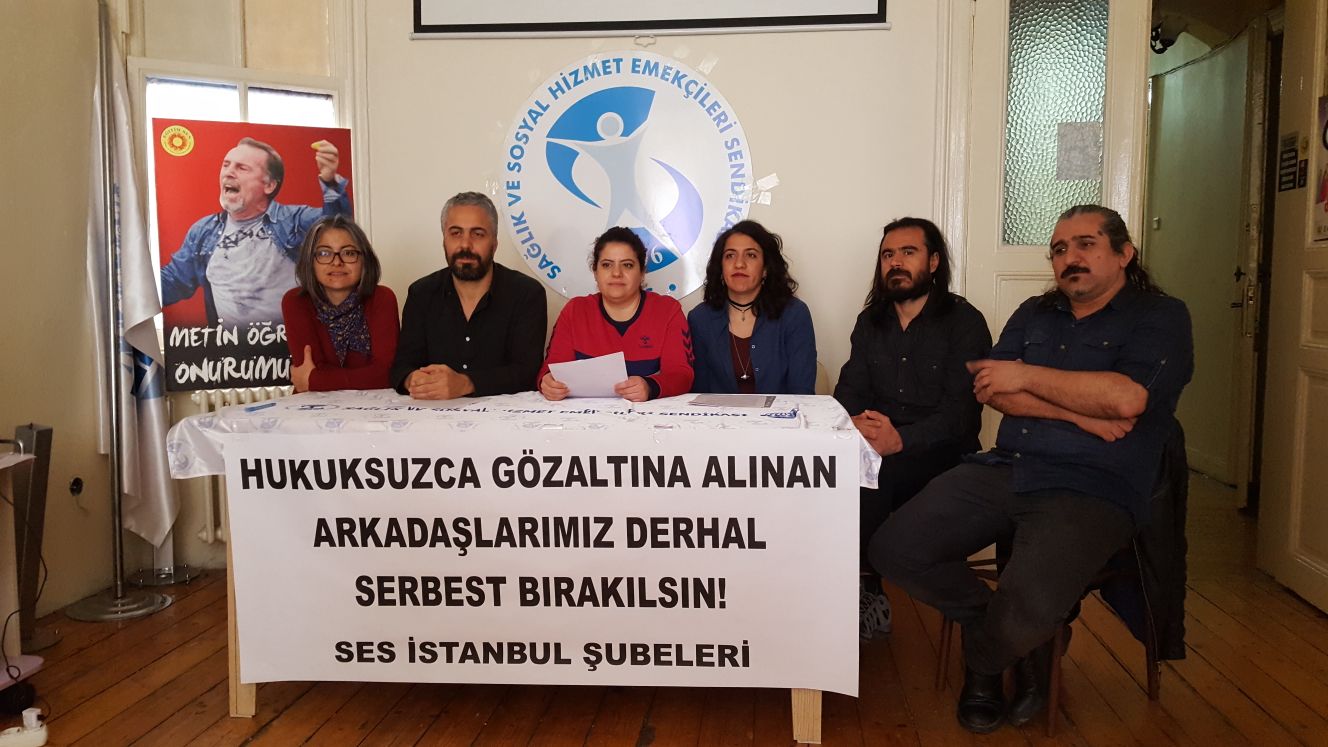 İstanbul Şubelerimiz: Diyarbakır ve Mardin’de Gözaltına alınan SES ve Tabip Odaları Yöneticileri Derhal Serbest Bırakılsın