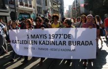 İstanbul’da Kadınlar 1 Mayıs 1977’de Yaşamını Yitiren Kadınları Andı