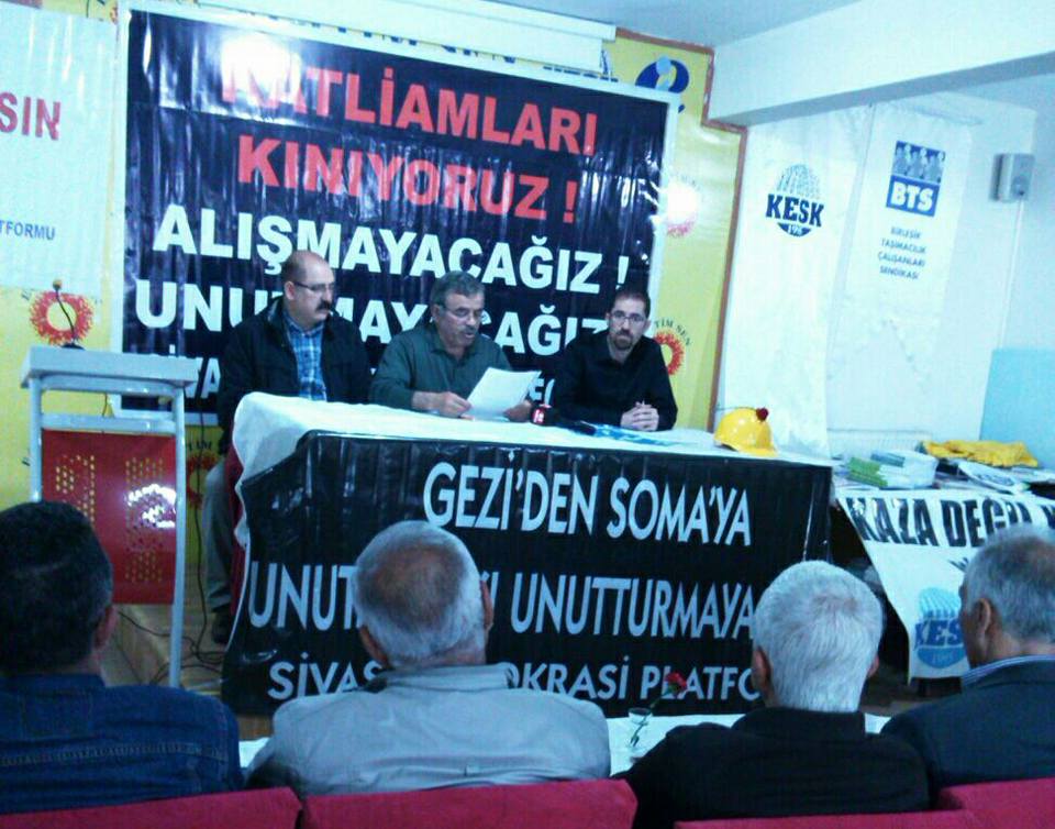 Sivas’da Soma Katliamı Anması Gerçekleştirildi
