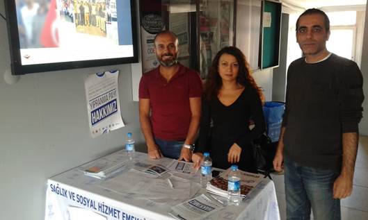 Zonguldak Şubemizden Yıpranma Payı İçin Hastanelerde İmza Kampanyası
