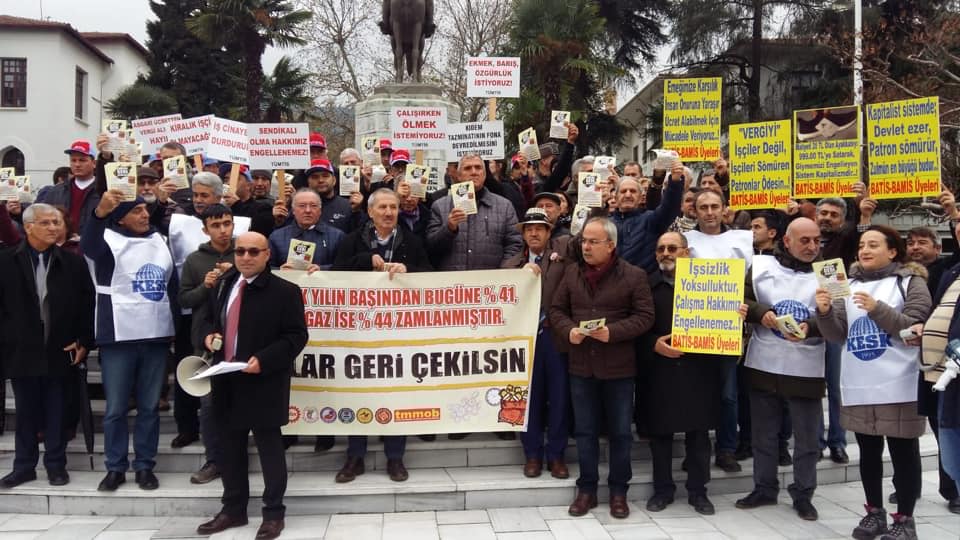 Bursa: Krizin Bedelini Ödemeyeceğiz, Yapılan Zamlar Geri Çekilsin
