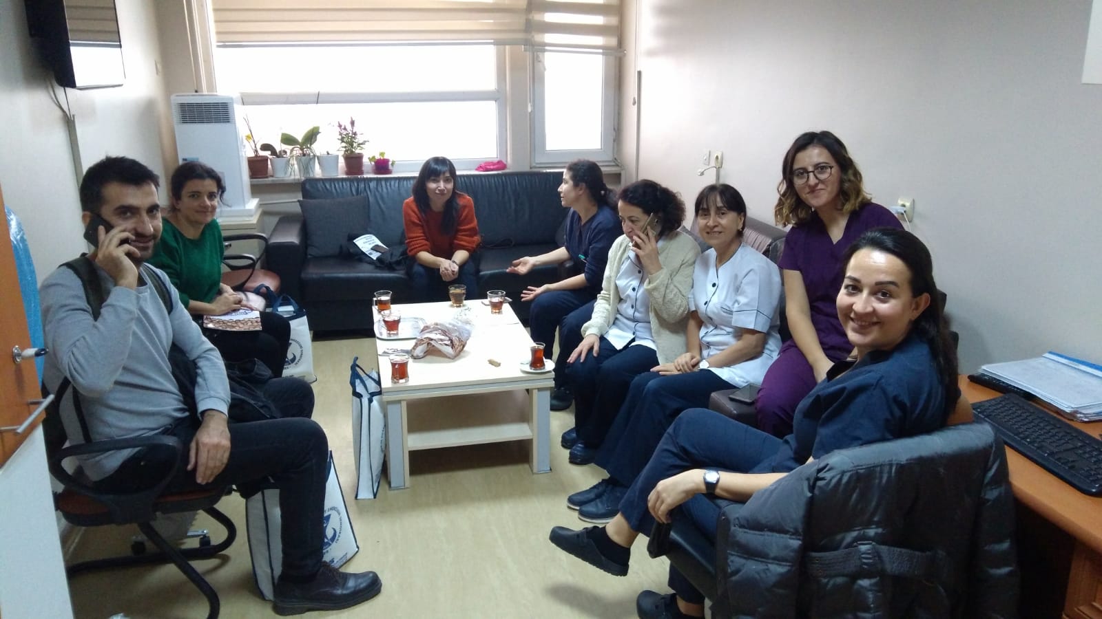 Şişli Etfal Hastanesi’nde 22 Aralık İstanbul KESK Bölge Mitingi Çalışması Yaptık