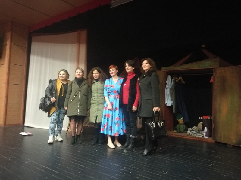 Samsun’da SES’li Kadınlar Tiyatroda Buluştu