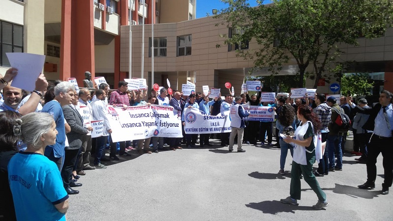 İzmir’de Sağlık Emekçilerinden 1 Mayıs’a Çağrı