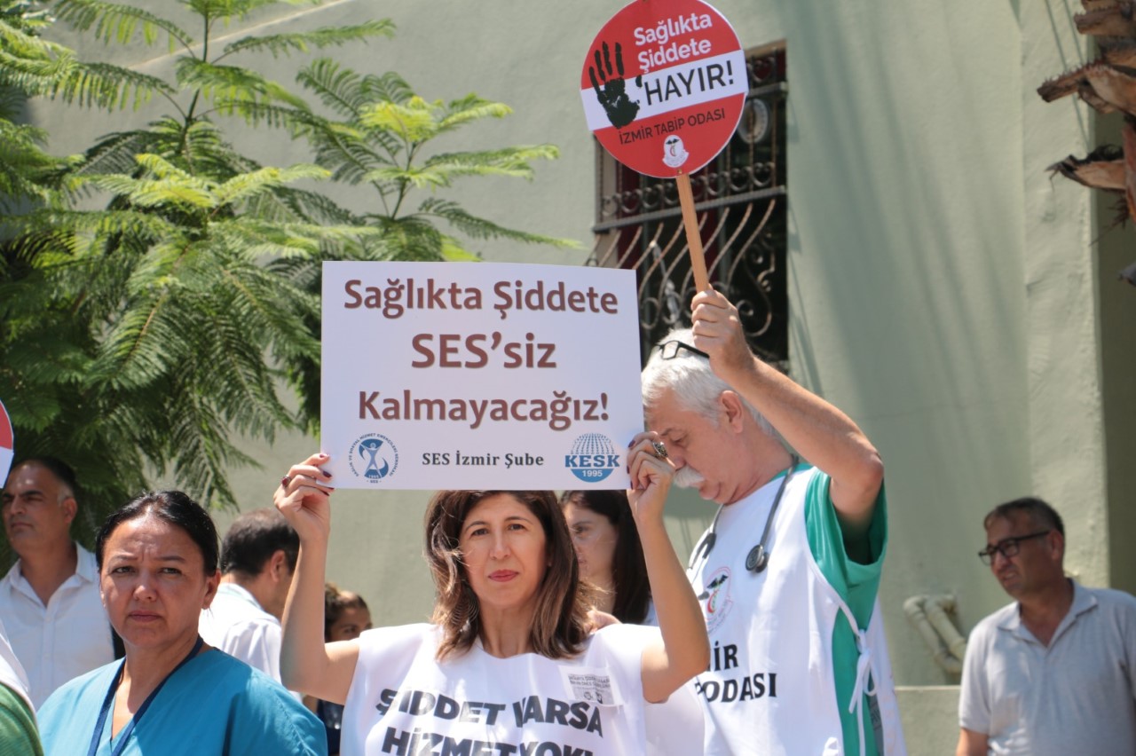 İzmir Sağlık Platformu: Şiddete Alışmayacağız