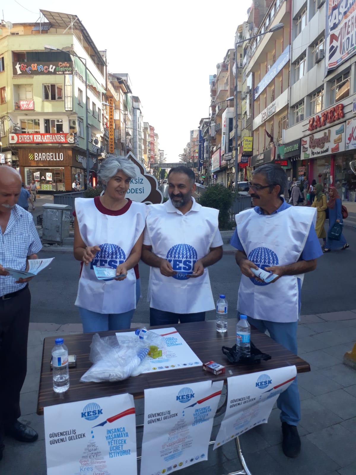 Malatya KESK Şubeler Platformu TİS Standı Açtı
