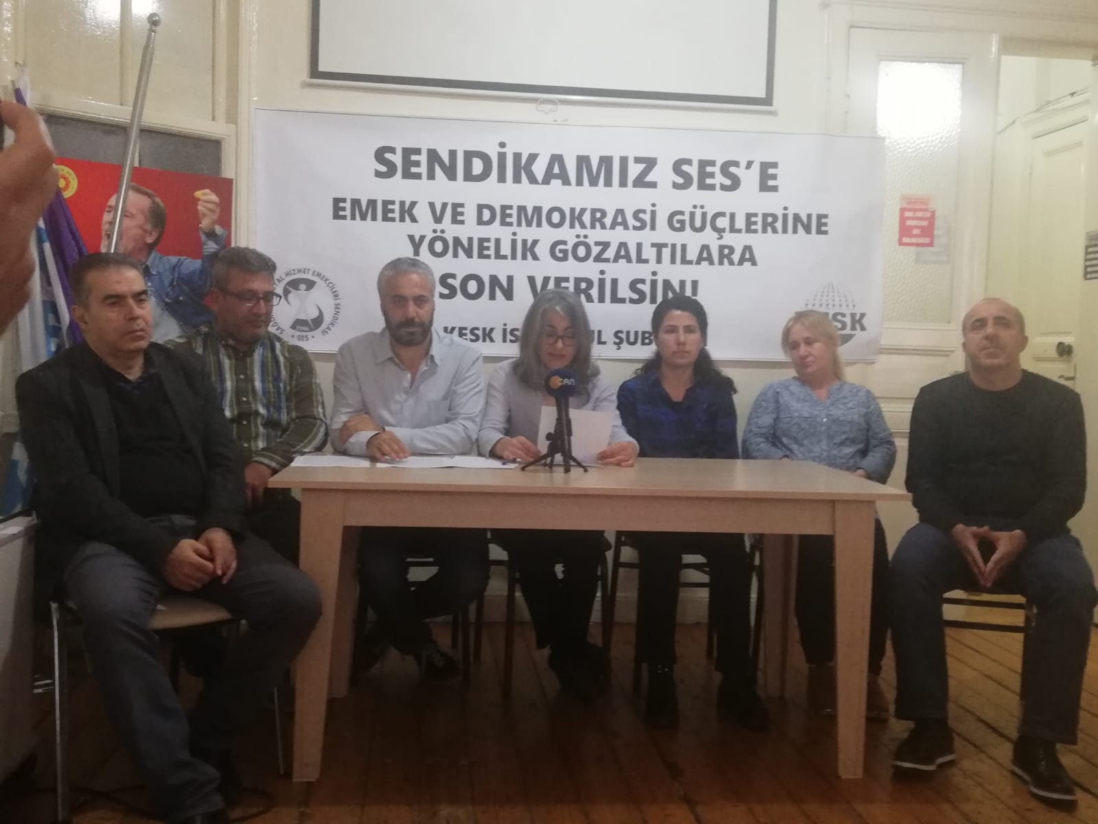 KESK İstanbul Şubeler Platformu: Sendikamız SES'e, Emek ve Demokrasi Güçlerine Yönelik Gözaltılara Son Verilsin