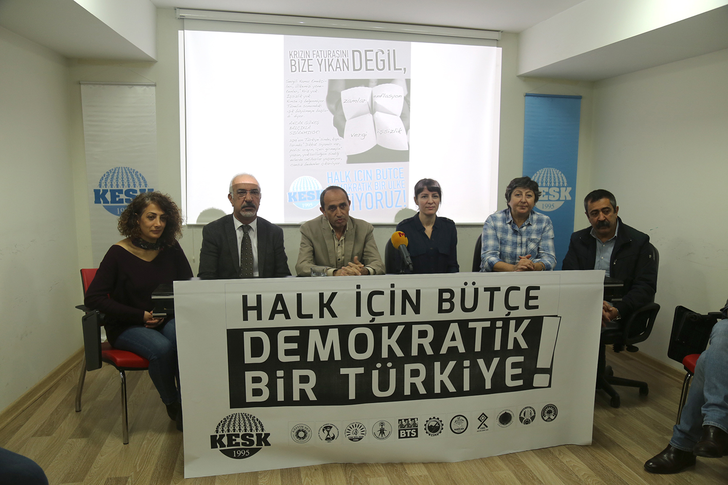 KESK: Halk İçin Bütçe, Demokratik Bir Türkiye İstiyoruz!