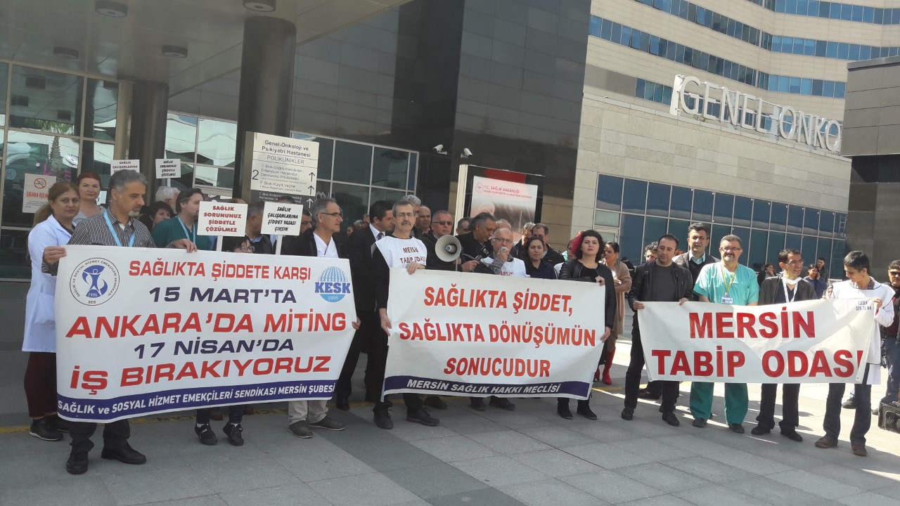 Mersin Sağlık Hakkı Meclisi: 15 Mart’ta Ankara’da Büyük Beyaz Miting’de Buluşuyoruz
