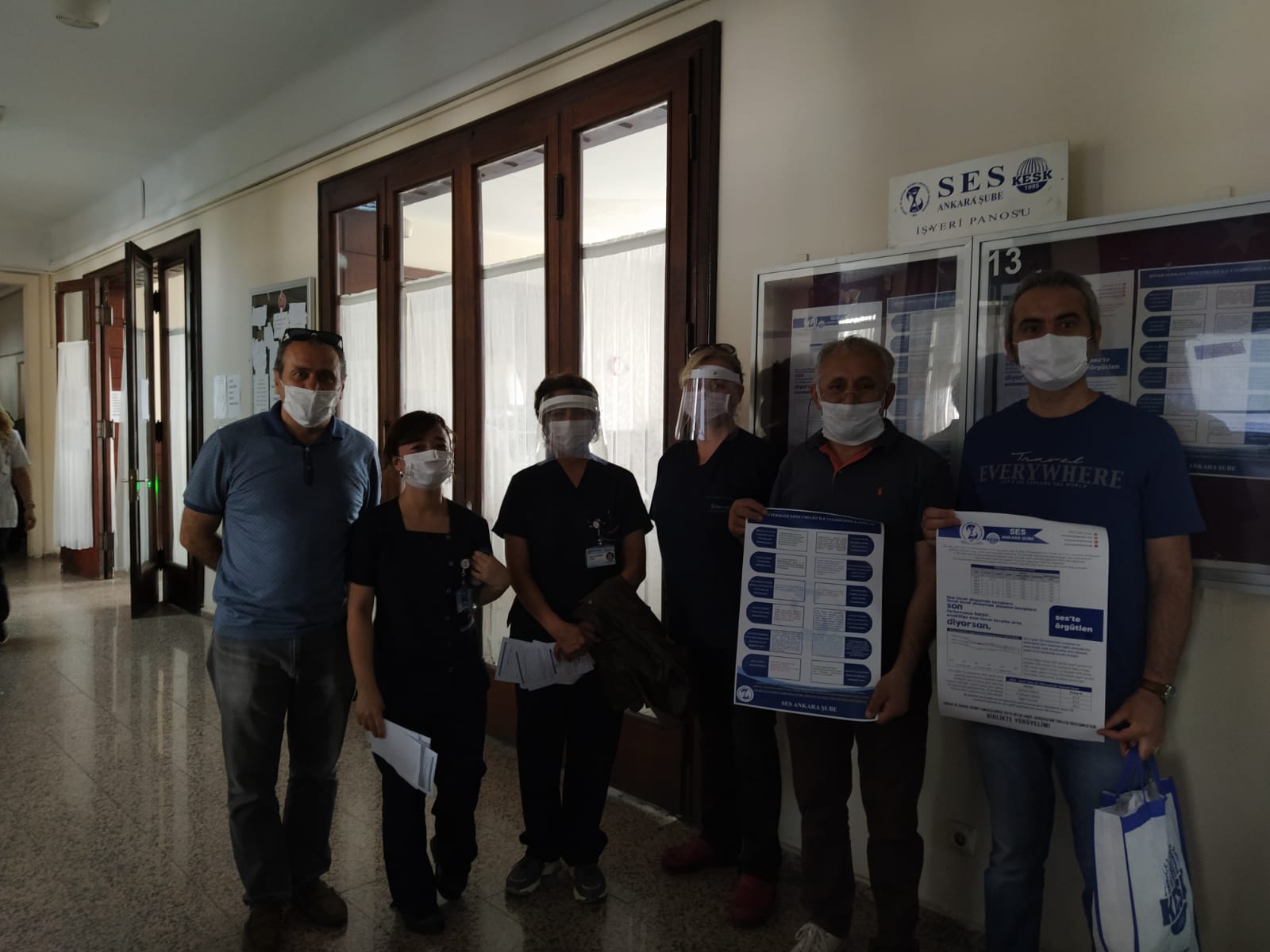 Şubemiz Ankara Eğitim ve Araştırma Hastanesi’nde Broşür Dağıttı