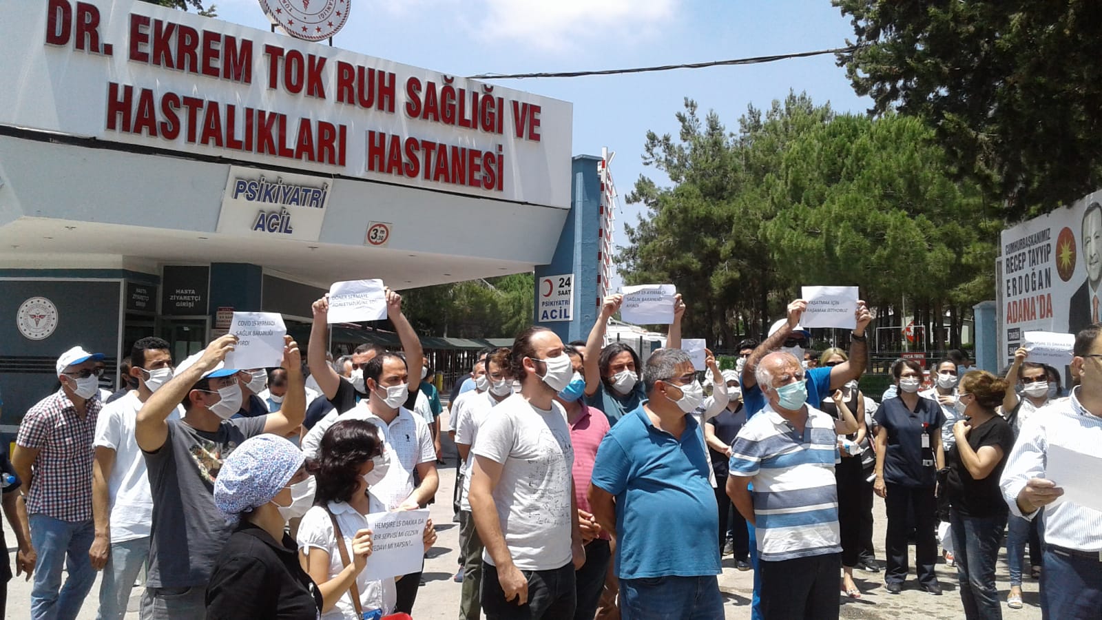 Adana Şubemiz ve Tabip Odası: Dr. Ekrem Tok Ruh Sağlığı ve Hastalıkları Hastanesi'ndeki Sorunlar Çözülsün