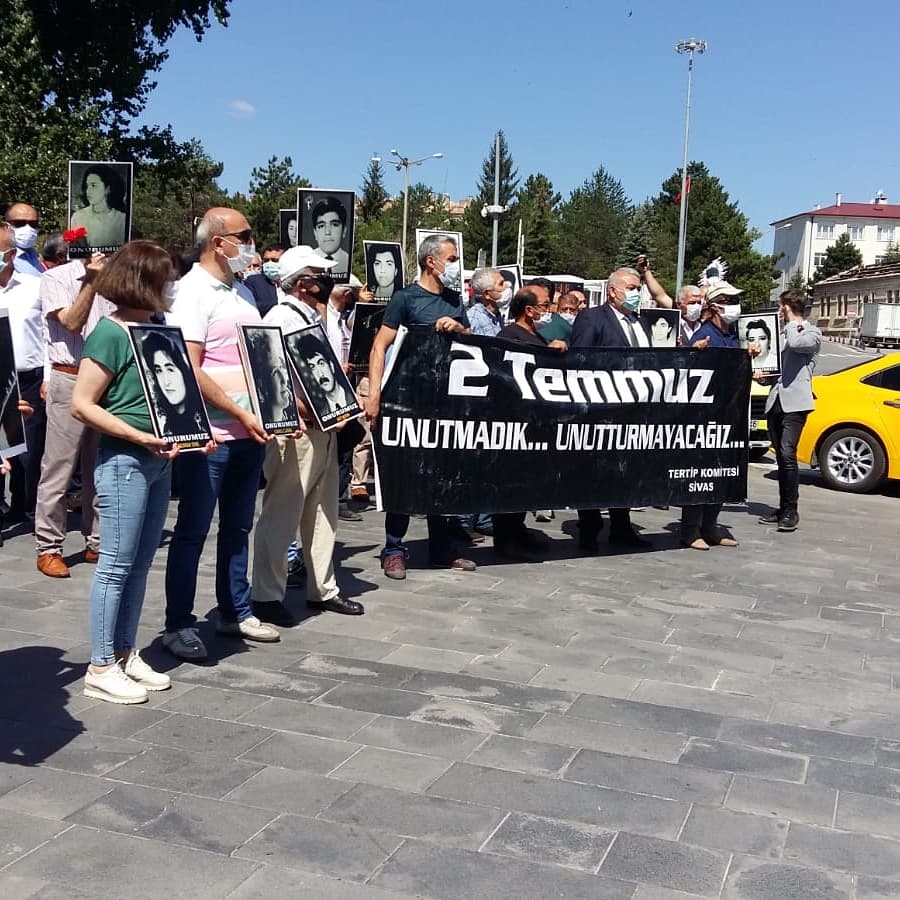 Sivas Demokrasi Bileşenleri: 2 Temmuz'u Unutmadık, Unutmayacağız