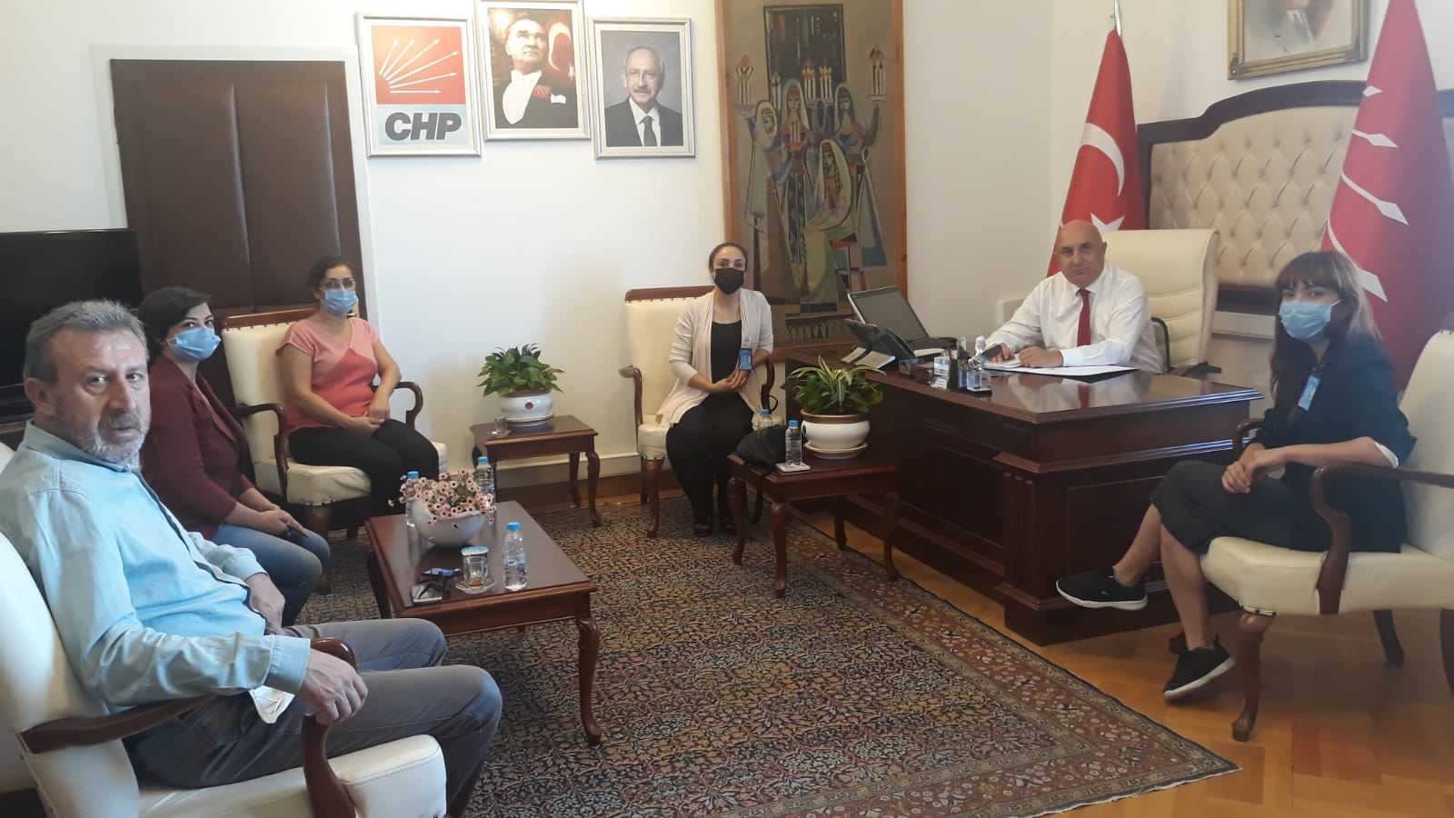 Kadro Talebi ve İstihdam Kanun Teklifimizi CHP Grup Başkan Vekiline İlettik