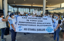 İstanbul Şubelerimizden Başakşehir Çam ve Sakura Şehir Hastanesi Önünde Eylem
