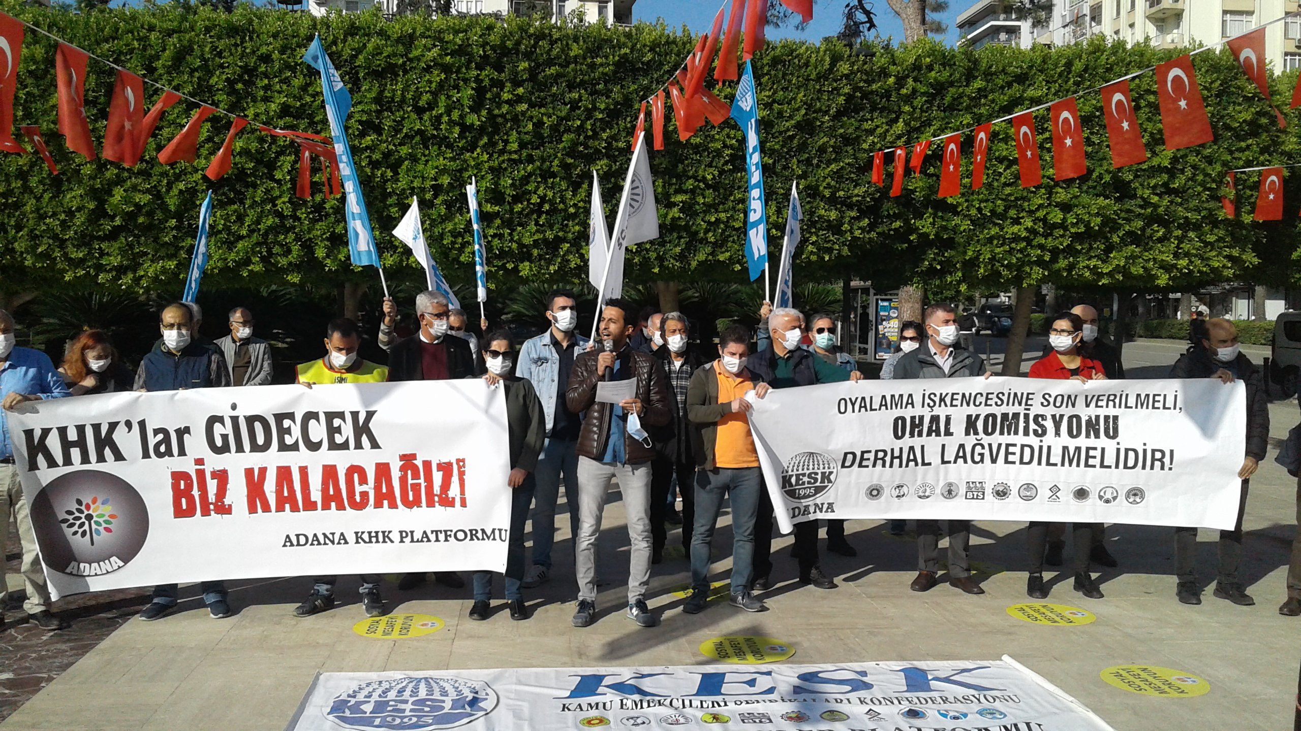 KHK İhraçları İçin Açıklama Yapan KESK Adana Şubeler Platformu: Biz Kazanacağız, Geri Döneceğiz