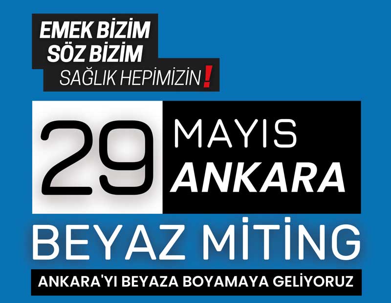 29 Mayıs'ta Ankara'dayız Ortak Bildiri