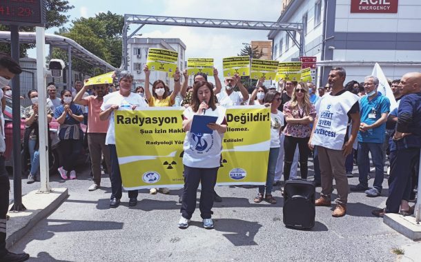 İstanbul Aksaray Şubemiz: Şua İzin Hakkımız Gasp Edilemez! Radyoloji Yönetmeliği İptal Edilsin!