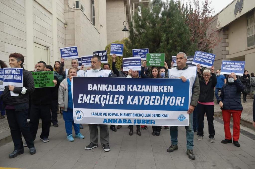 Ankara Şubemiz: Bankalar Kazanırken Emekçiler Kaybediyor!
